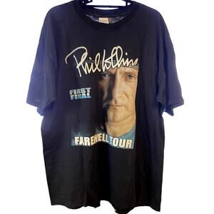 Vintage Y2K Phil Collins 2004 First Final Farewell Tour Shirt Adult XL